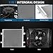 Universal Under Dash Electric Air Conditioner Heating and Cooling 12 Volt DC 10000 BTU A/C Unit Kit, AC Heater System with Evaporator Condenser Compressor for Car RV Van Truck ATV Pickup Tractor