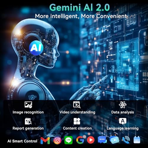 Image of Android 16 Tablet 11 Inch with Gemini AI, 90Hz FHD Display, T7250 Octa-Core, 32GB RAM 128GB ROM / 1TB TF, 16MP+8MP Cameras, 8000mAh, GMS, Widevine L1, 2-in-1 Tablet with Keyboard, Mouse Stylus
