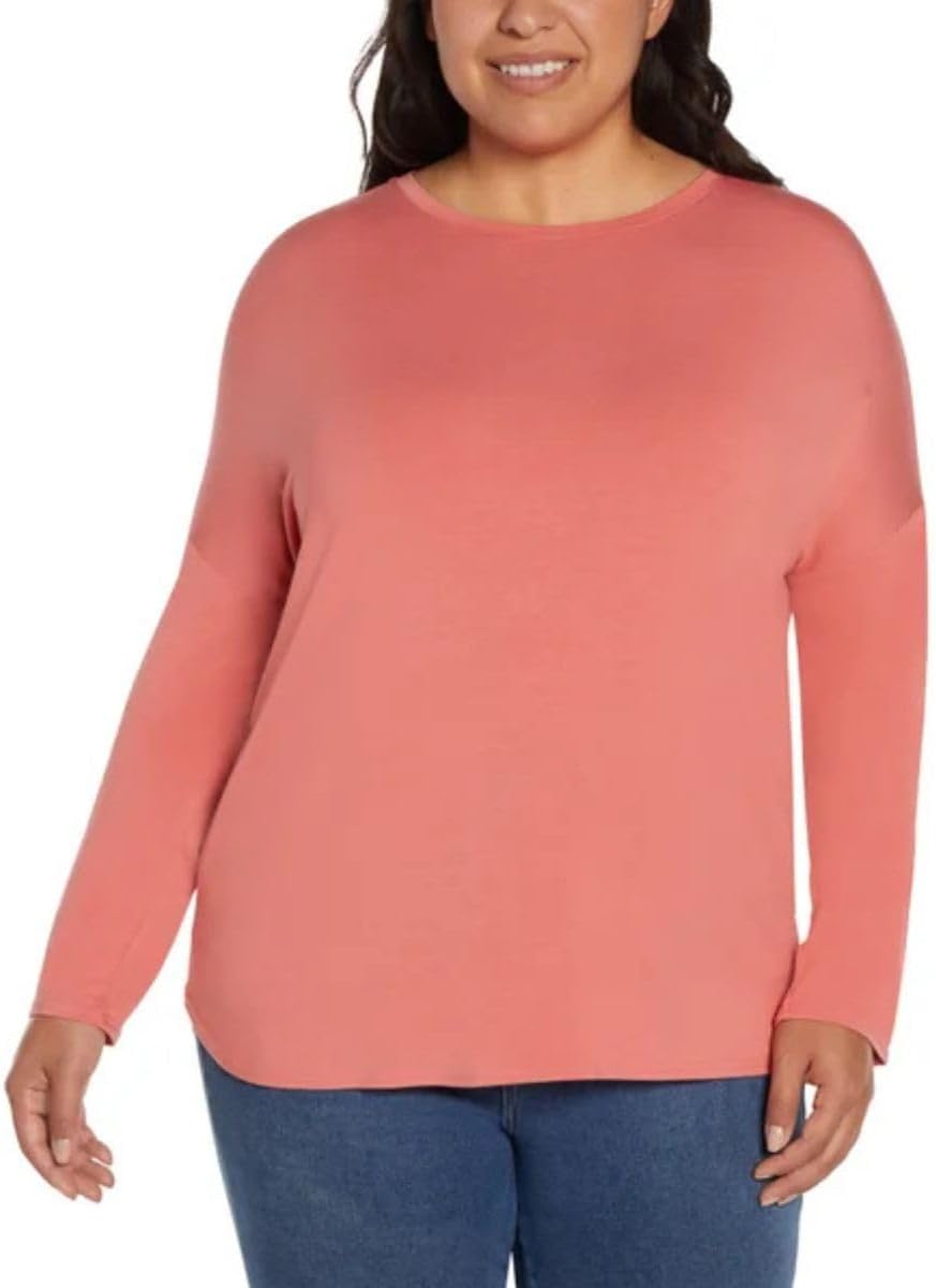 Gap Womens Luxe Long Sleeve Crew Neck Tee T-Shirt - Image 3