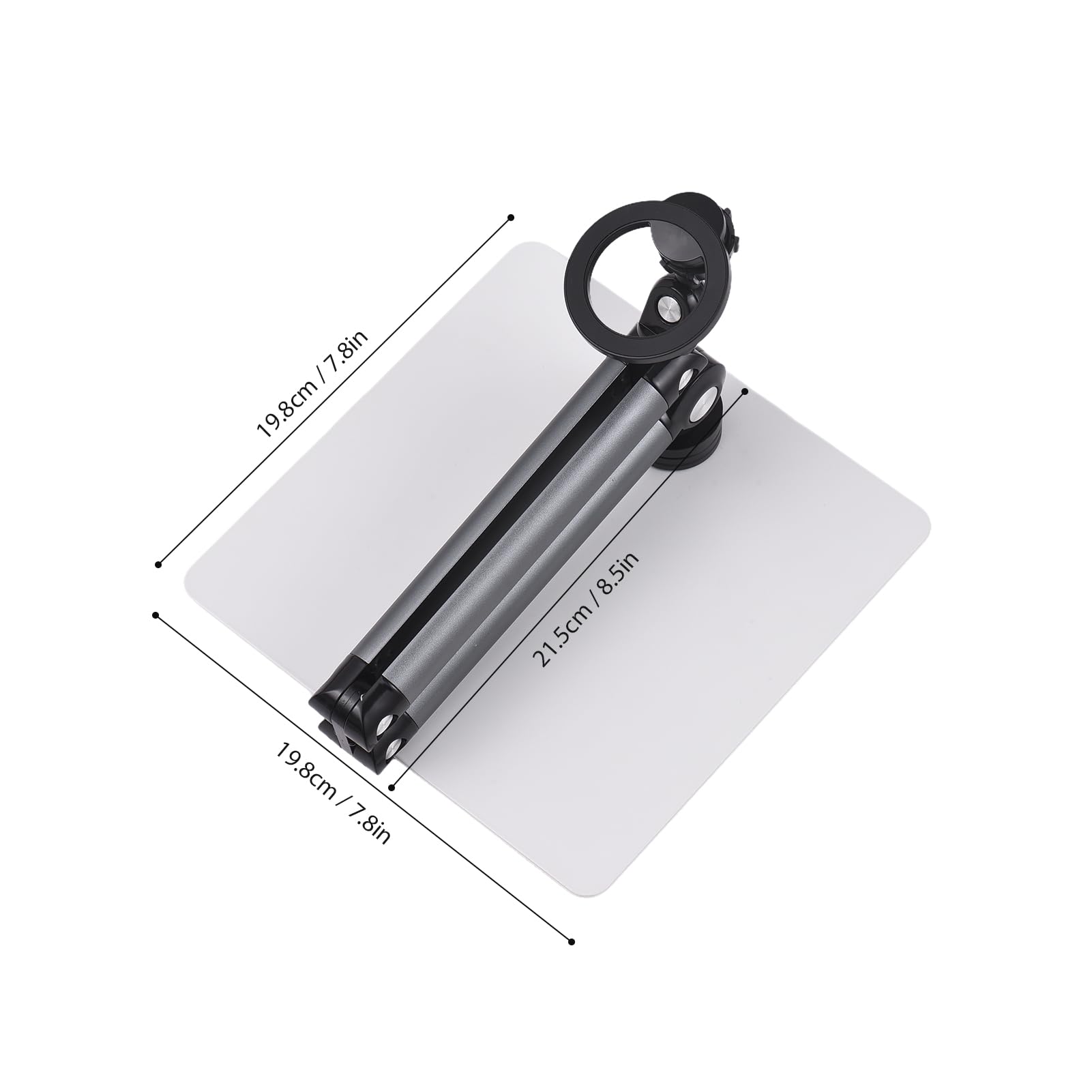 Soporte magnético para teléfono para Escritorio Soporte magnético Giratorio de 360° con Brazo articulado Flexible y Base Grande para la mayoría de transmisiones de teléfonos