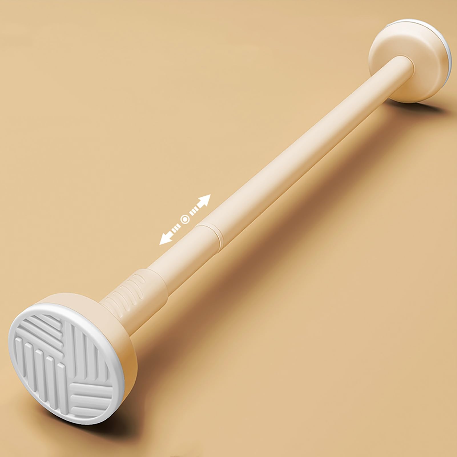 Closet Rod Adjustable Clothes Pole for Hanging Clothing, Durable Telescopic Shower Curtain Rod No Drilling, Cabinets Wardrobe Garment Organizer Rack(70-120cm)