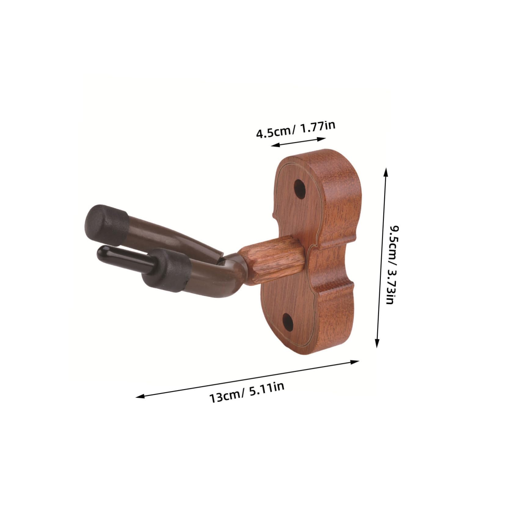 BESPORTBLE Wall Mounted Violin Hanger with Protective Surface Compact and Lightweight Storage Hook for Erhu Elegant Design for Displaying Musical Instruments