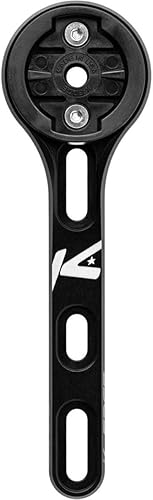 K-Edge Soporte para manillar de computadora de bicicleta de tubo superior para dispositivos GPS Garmin Negro