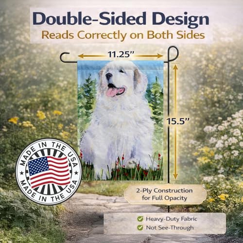 Drapeau Great Pyrenees pour décoration de jardin et terrasse