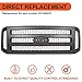 ECOTRIC Grille Assembly Compatible with 2005-2007 Ford Super Duty F250 F350 F450 F-250 F-350 F-450 Grill Replacement for FO1200457 (Without Emblem)