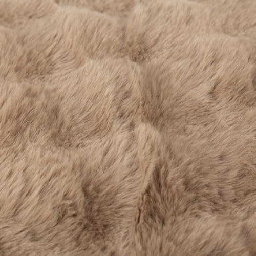 Scruffs Luxury Alpine Round Small Dog or Cat Cushion (S), Taupe - Image 4