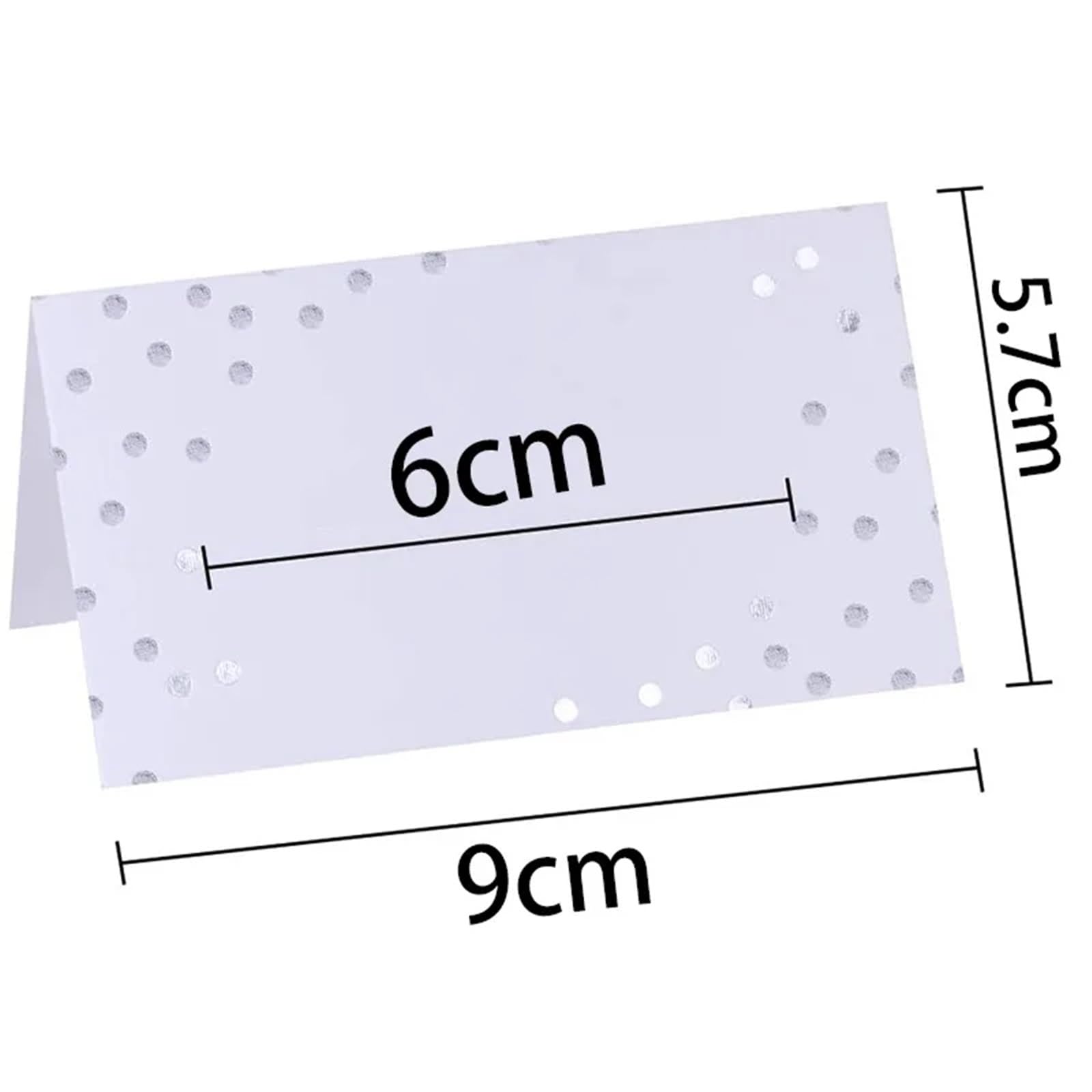 Einladungskarten für alle Anlässe, Hochzeits- und Geburtstagseinladungskarten, Gold und Silber, halbgefaltete Sitzkarten, Packung mit 25–50 Stück(Gold,50pcs)