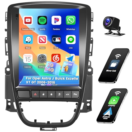 4G+64G Wireless Carplay Android Autoradio per Opel Astra J Buick Excelle XT GT 2006-2016 9,7 Pollici Autoradio con Android Auto GPS Navi WiFi Mirror Link Bluetooth FM/RDS/EQ/SWC Telecamera Posteriore 4G+64G Wireless Carplay Android Autoradio per Opel Astra J Buick Excelle XT GT 2006-2016 9,7 Pollici Autoradio con Android Auto GPS Navi WiFi Mirror Link Bluetooth FM/RDS/EQ/SWC Telecamera Posteriore