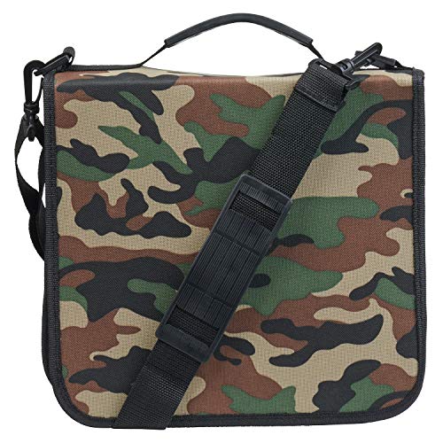 Blue Donuts CD Holder DVD Storage Binder 288 Capacity - Camo