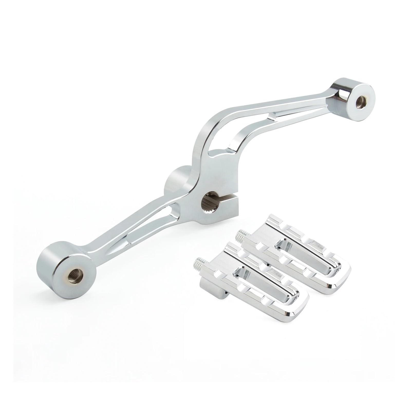 Syc27qp Chrome C Shift Pedal Lever Motorcycle Motorcycle Heel Toe Shift Lever Shifter Pegs For Sportster Xl883 Xl1200 Iron 883 Forty-Eight Seventy-Two Shifter Lever