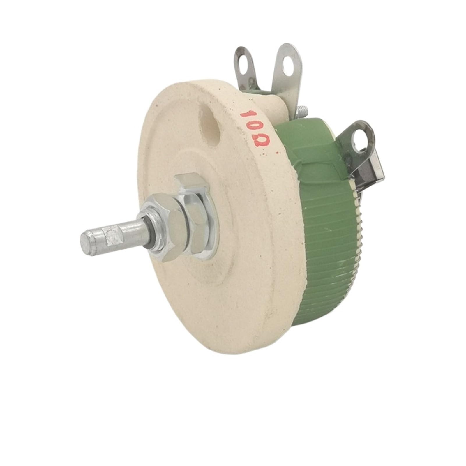 1 potenziometro a filo avvolto ad alta potenza da 50 W 100 OHM, resistenza variabile, reostato, 50 Watt. Con manopola.