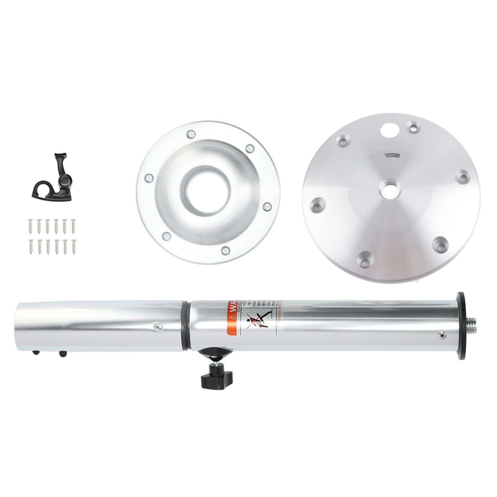 Piédestal de Table Réglable en Aluminium, Support de Bureau Universel, Hauteur 56-71 cm, Base de Montage pour Camping-Car et Yacht