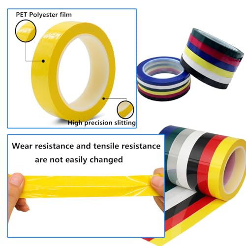 Image of Autoclave Tape Instruments Identification 12 Rolls of Tape for Instruments Identification 6 Multi-Colored Electrical Tape Autoclavable 270 Fahrenheit