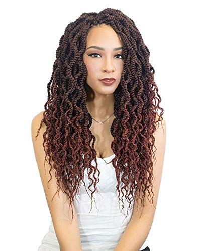 Curly Box Braid Crochet 12 Inch