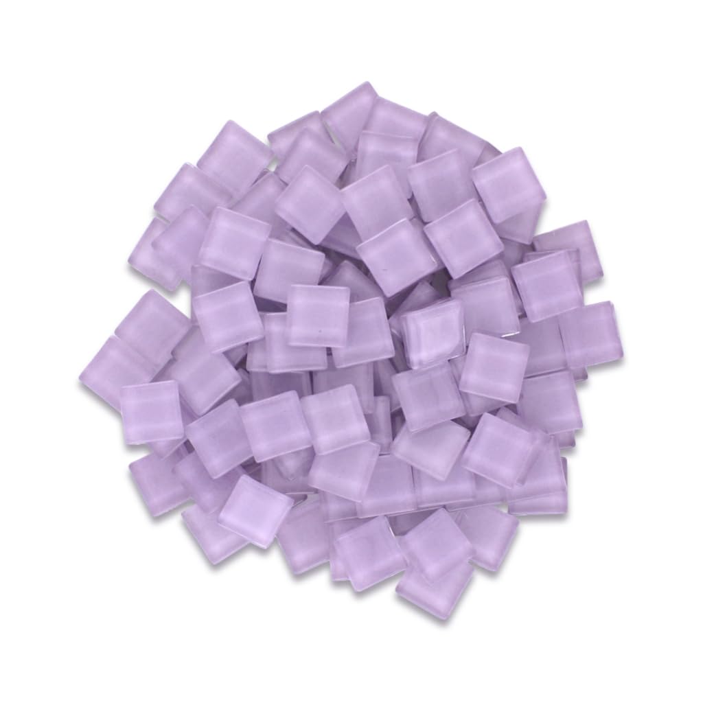 Glossy 15x15x3.5mm Crystal Glass 200 Gm Lilac Purple PL-300-picture-30