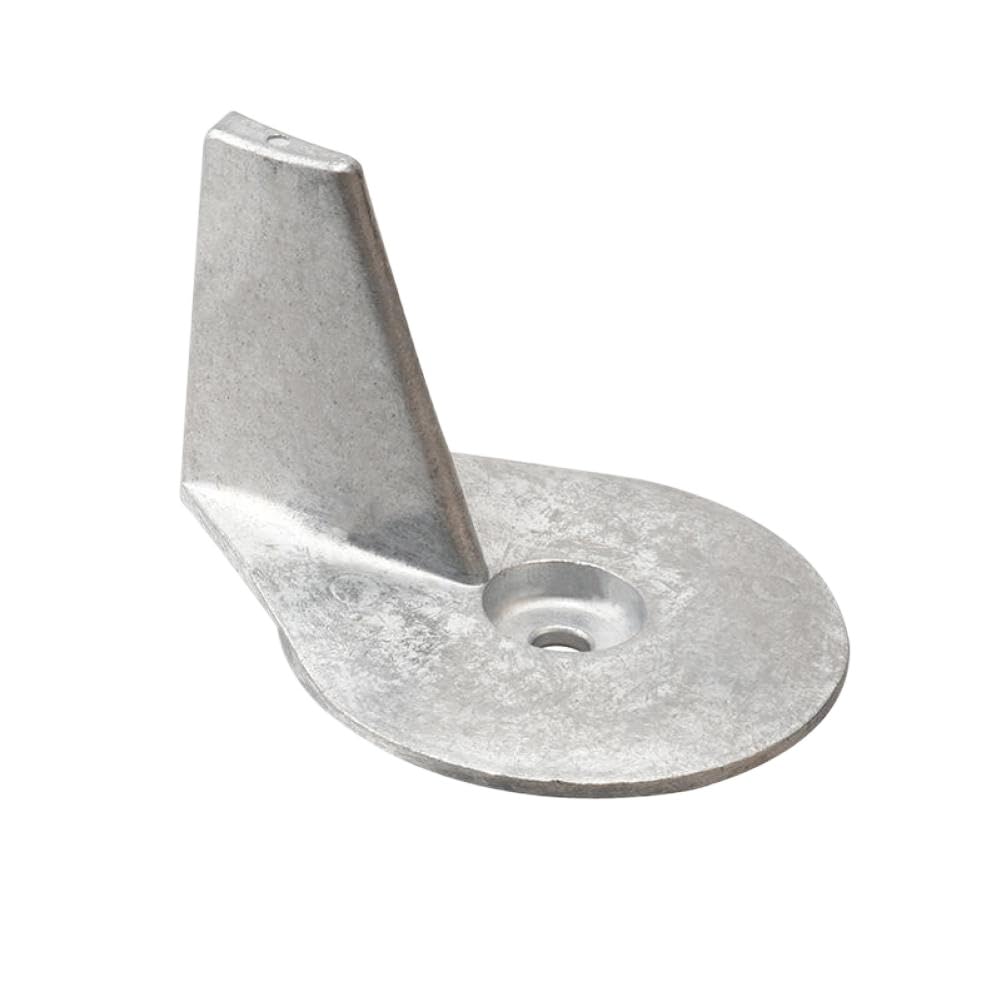 Anodo della linguetta di assetto in zinco compatibile con motori fuoribordo a 2 e 4 tempi da 25 HP a 50 HP. Rotazione a destra. Adatto ai codici 822157C2 822157T2.