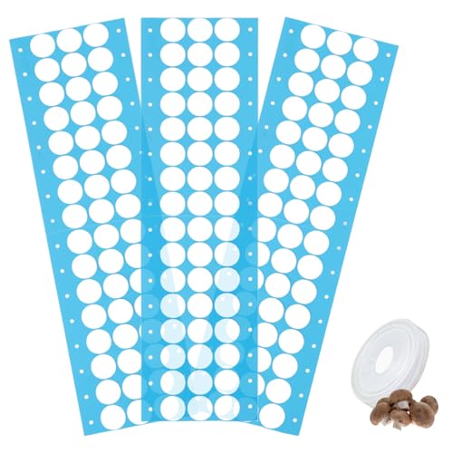 Image of CHGCRAFT 144Pcs Synthetic Filter Paper Stickers 20mm 0.22 m Filter Patch Sticker Disc Adhesive Filter Patch Sticker Wide Mouth Filter Paper for Mushroom Cultivation Jar Lids Mason Jars