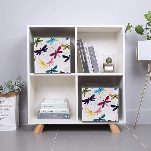 Boîtes de rangement libellule pliables pour étagère et placard - 6