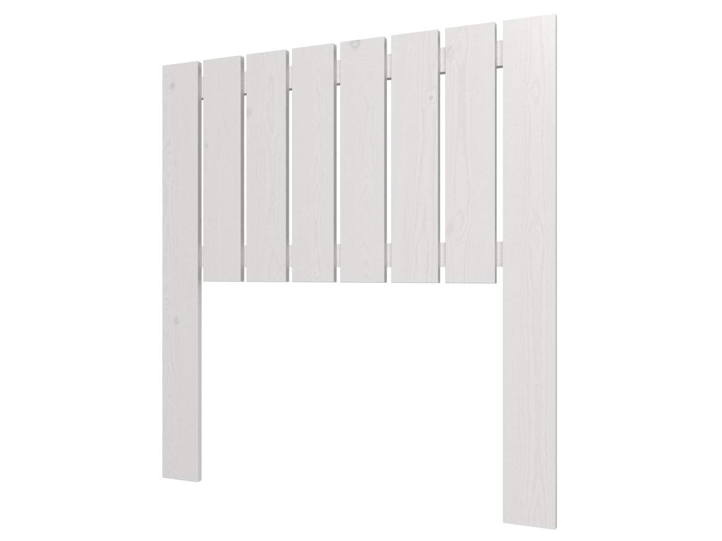 LA WEB DEL COLCHON Cabecero de Madera Rústico Córcega para Cama de 90 (100 x 100 cms) Blanco nórdico | Cabeceros Madera | Dormitorio Matrimonio | Cabezal Cama |Estilo nórdico
