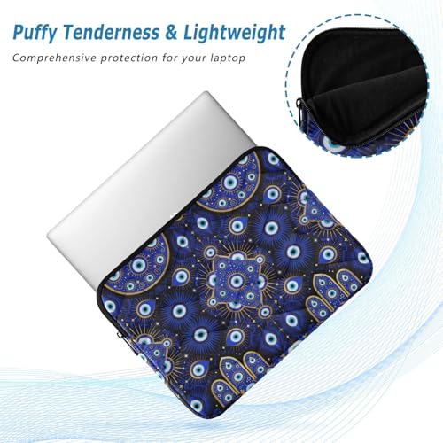 Funda para portátil azul de 15-16 pulgadas en poliéster miniatura 5