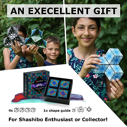 image for Shashibo Shape Shifting Box - Award-Winning, Patented Fidget Cube w/ 3
