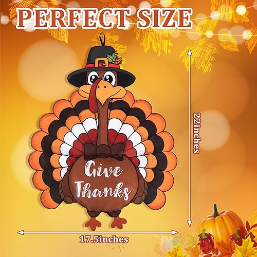 Cochie KM-FLAG-TURKEY Thanksgiving Garden Flag Outdoor Decorations thumb #6
