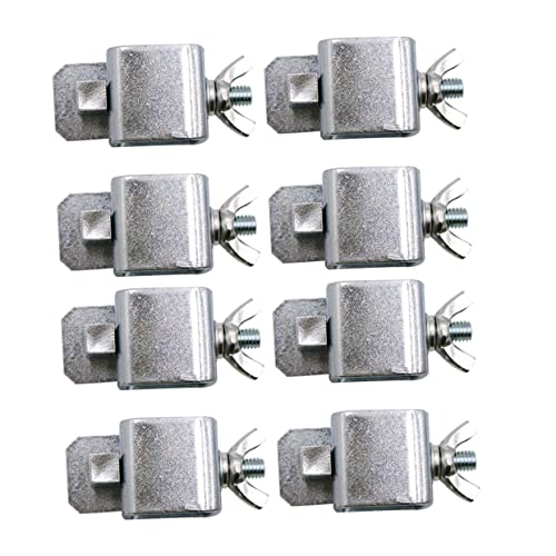 POPETPOP 8Pcs Metal Welding Clamp for Car Truck Door Skin Panel Durable Butt Welding Clips for Auto Body Alignment Compact Rustproof Welding Tools for Straight and Curved Panels