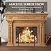 Fire Beauty Fireplace Screen 3 Panel with Handles Wrought Iron 51