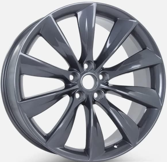 New 21 inch x 8.5 inch Front Wheel compatible with Tesla Model S 2012-2017 Gray Rim product image