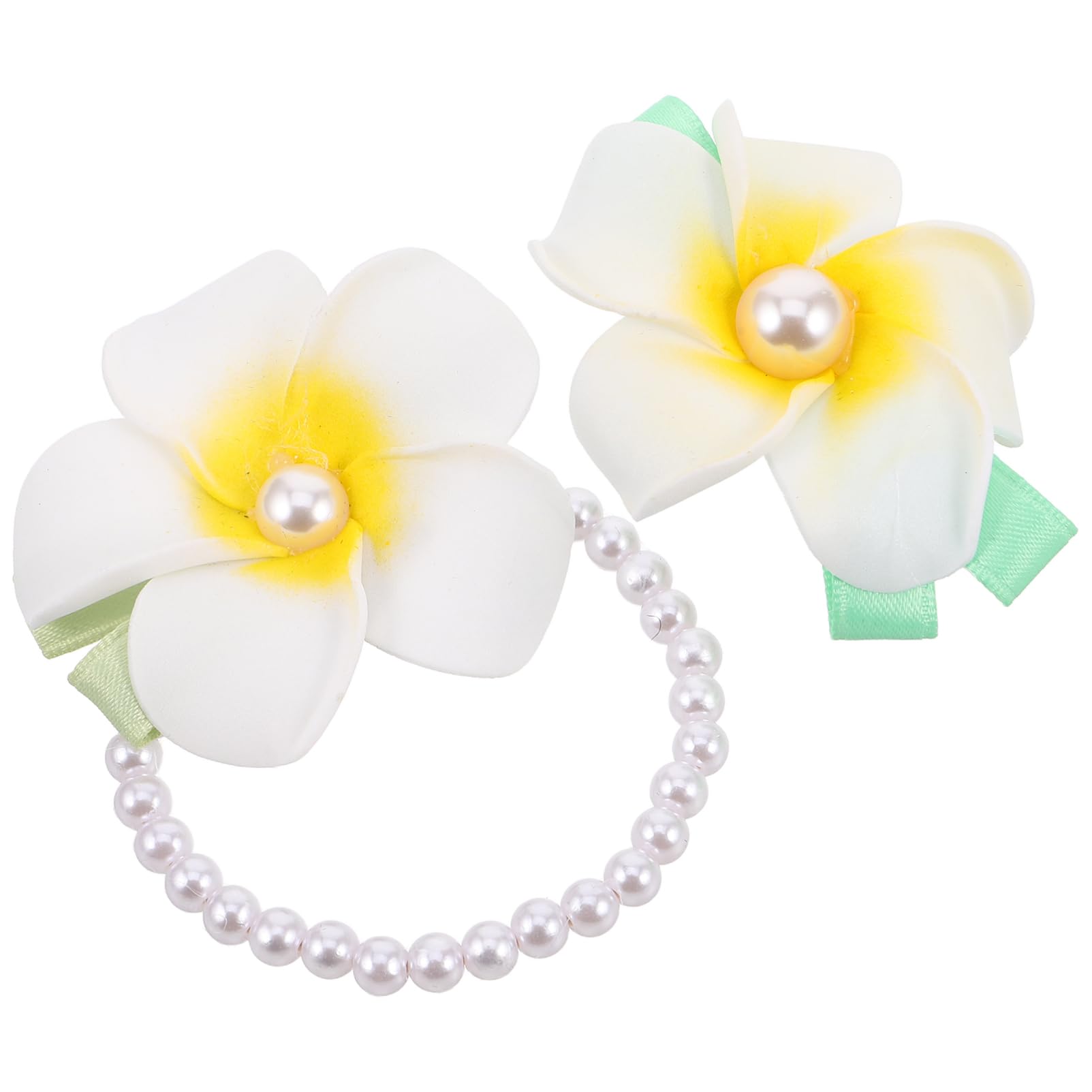 Pince à Cheveux Fleur Hawaïenne 2 Pièces pour Femmes, Élégante