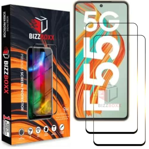 Image of Compatible With Samsung Galaxy F55 5G Tempered Glass Screen Protector - High Definition, Shatterproof, Easy Install, Anti-Fingerprint - Pack of 2