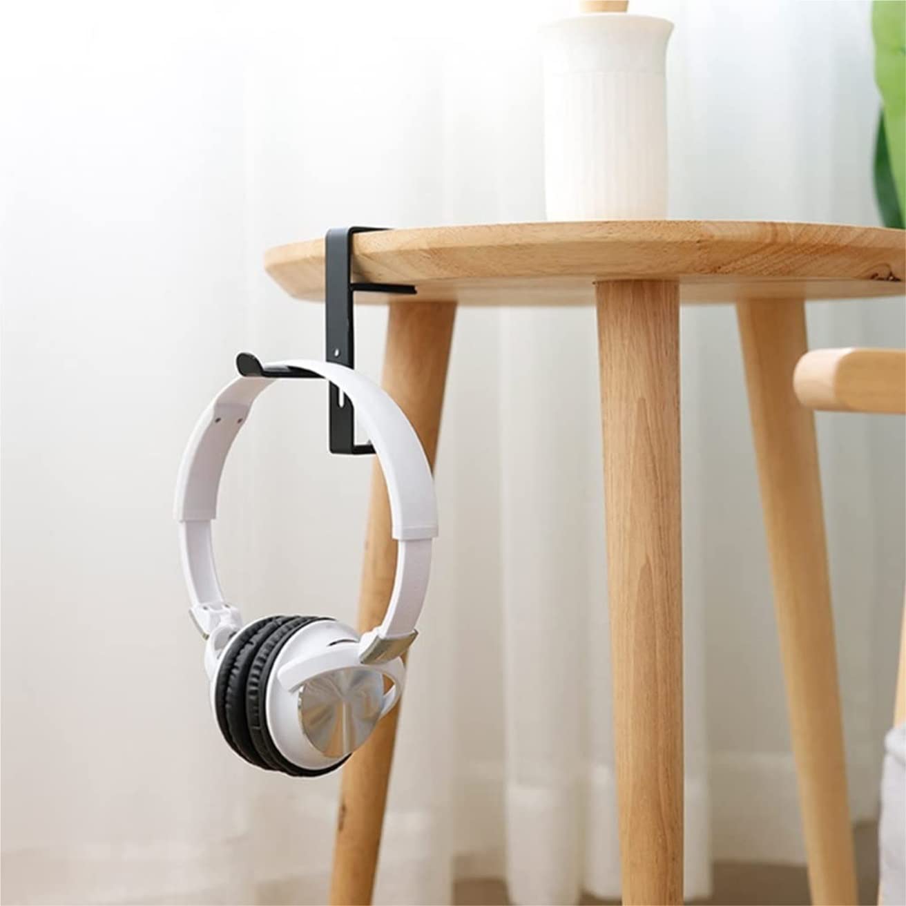 Stand Cuffie Supporto per Cuffie Scrivania Universale Per Cuffie Da Ufficio Appendiabiti Per Cuffie Da Gioco Staffa Per Espositore Risparmia Spazio Supporto Cuffie ( Blue : White , Size : As shown )