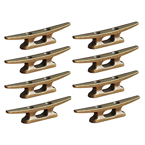 Taquets d'amarrage en bronze véritable style vintage lot de 8