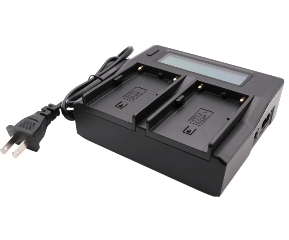 Quick LCD Battery Charger for Sony BP-U60 BPU60 BP-U30 BPU30 BP-U65 BP-U66 BP-U90 BP-U95 BC-U1 BC-U2 PMW-100 PMW-150 160 200 PMW-EX1 EX3 F3 FS5 FS7