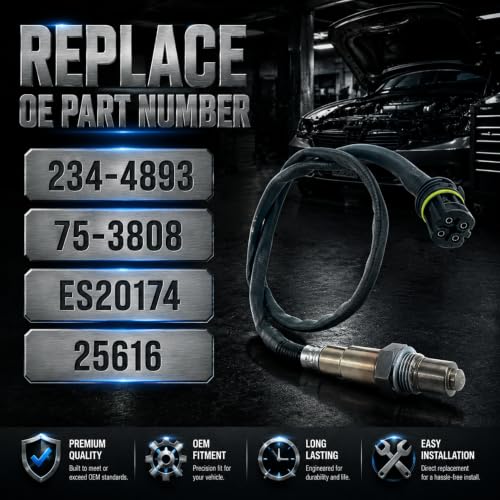 Sensor de oxígeno delantero superior para Mercedes-Benz miniatura 2