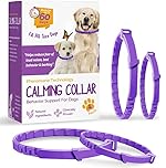 Calming Collar for Dogs, Dog Anxiety Relief, Adjustable Dog Calming Collar, Sustained Release Pheromone, Suitable for All Dogs, 4Pcs