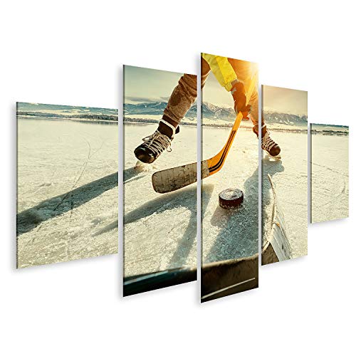 islandburner Bild auf Leinwand Eishockey Spiel Eishockeyschläger Bilder Wandbilder Poster islandburner Bild auf Leinwand Eishockey Spiel Eishockeyschläger Bilder Wandbilder Poster