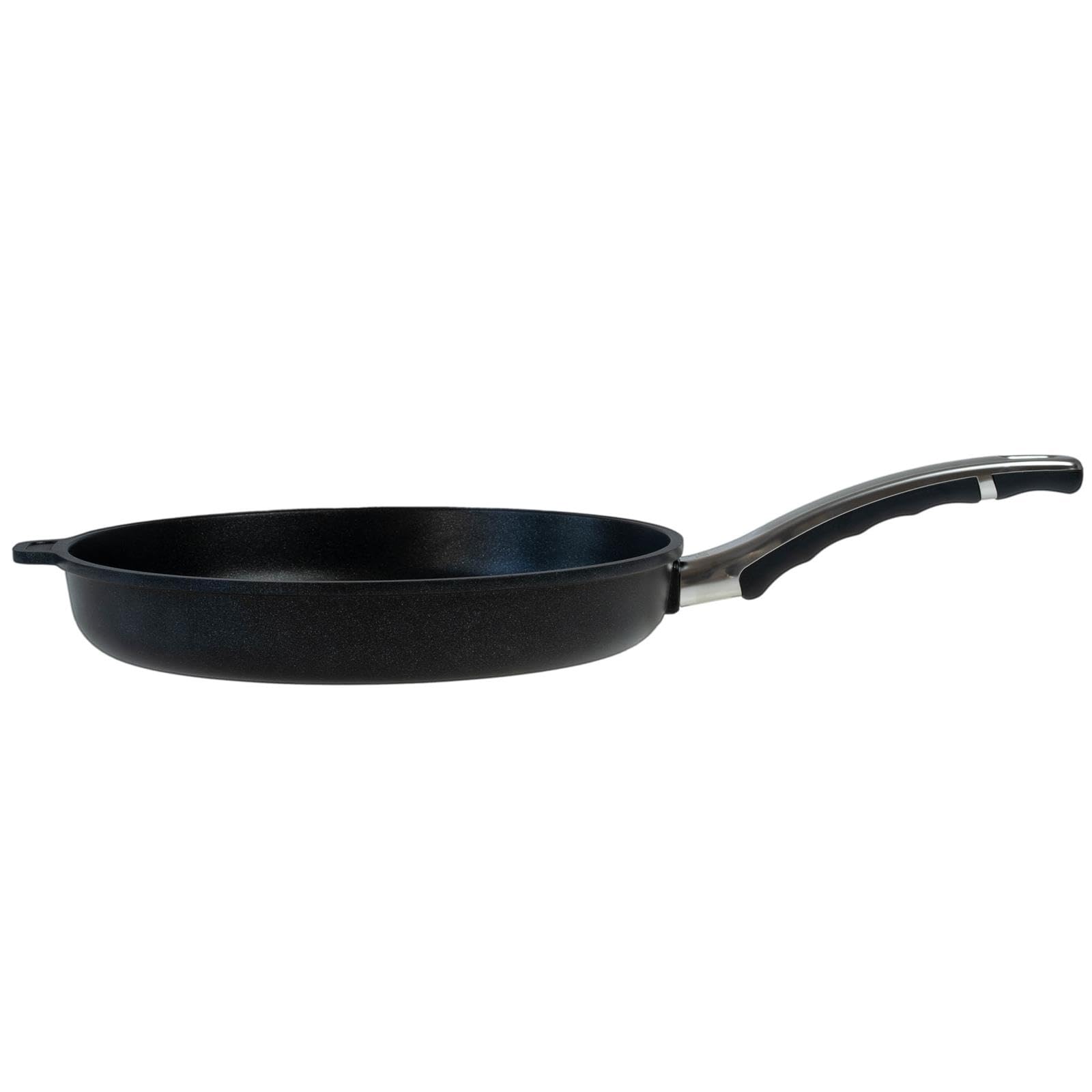 BAF Bratpfanne Induktion 28 cm mit 5 cm Randhöhe - Aluguss Pfanne mit Antihaftbeschichtung innen, außen robustes Aluminiumguss-Gehäuse - für alle Herdarten geeignet - Made in Germany