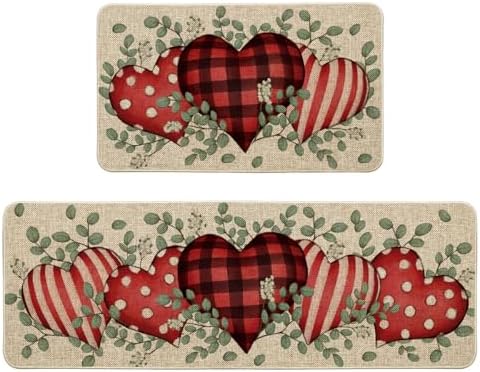 Amazon.com: Artoid Mode Eucalyptus Love Heart Valentine's Decorative ...