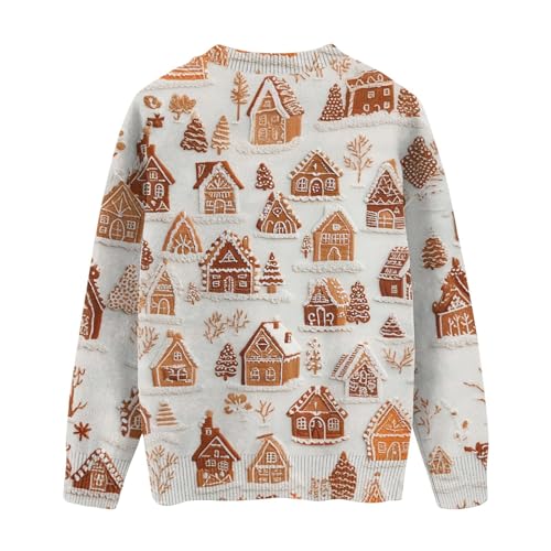 Kids Ugly Christmas Sweater Girls Crewneck Long Sleeve Sweatshirts Funny Xmas Print Loose Fall Winter Pullover Tops3