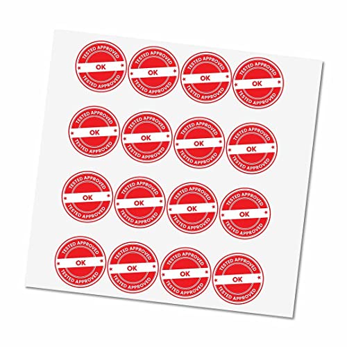 Image of CVANU 5000pcs Quality Checked Mini Sticker in Green Color Round Shape (20 X 20mm) cv2