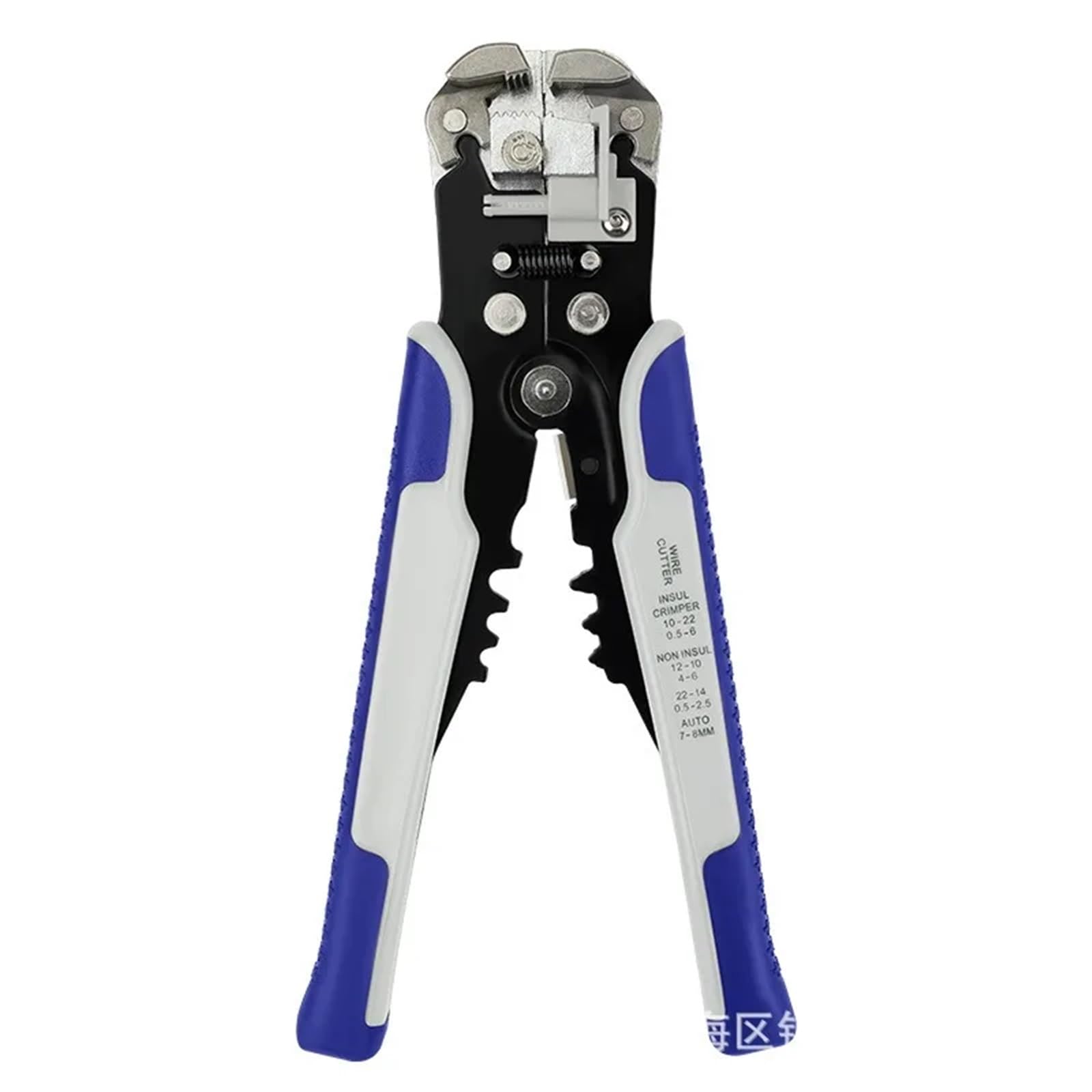 1 alicate pelacables automático ajustable, multifuncional, herramienta manual for terminales.(Gray)