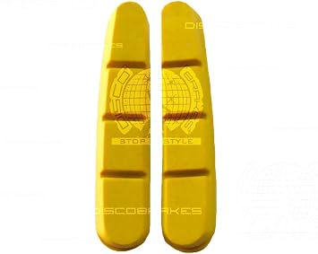 Shimano Dura-Ace Ultegra Yellow Road Brake Pads Inserts Compatible 105 BR-7800