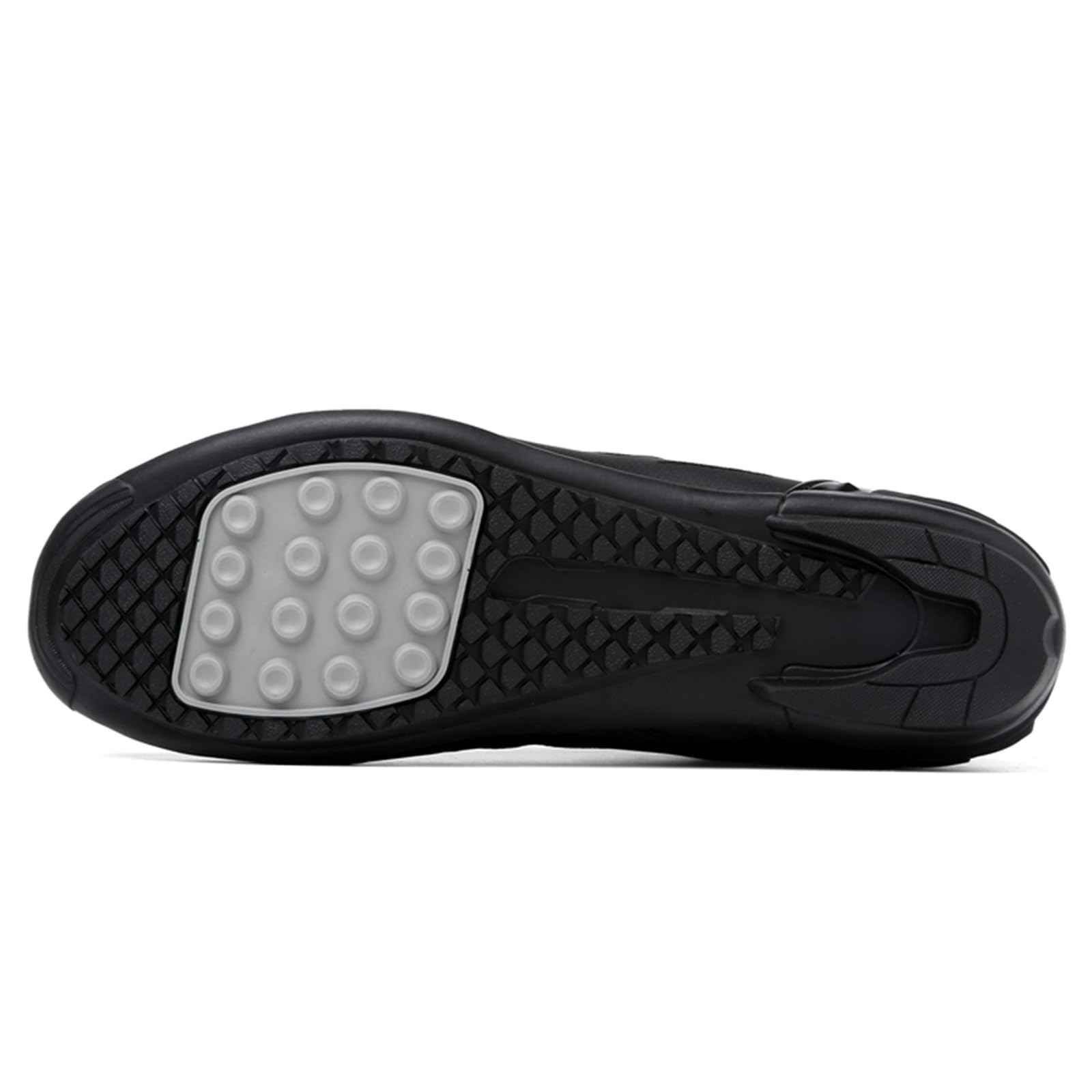 Herren-Radschuhe mit Flacher Gummisohle Straßen- und Mountainbike-Schuhe mit Schnellwechselknopf MTB-Radtrainer