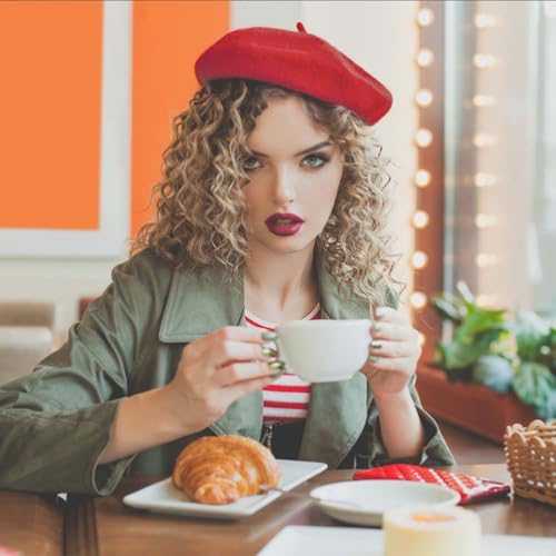 Image of Jolbndcv 6PCS Beret, French Beanie, Outdoor, Winter, Fashion Lady Hat | One Size Fits Most,Solid Color,Stretchable,for All Season