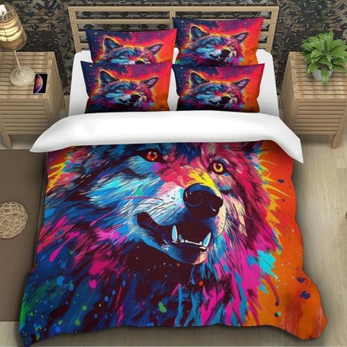 Parure de lit 3D sorcière housse de couette microfibre légère double pour adulte - 5