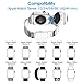 JETech Replacement Band Strap for Apple Watch 42mm and 44mm, Stainless Steel, Silver