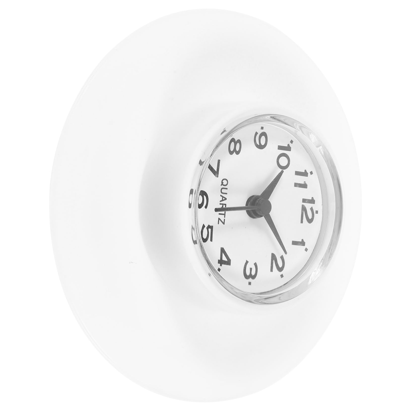 GRIRIW Bathroom Suction Cup Clock Shower Timer Home Wall Clock Wall Ornament Simple Beauty