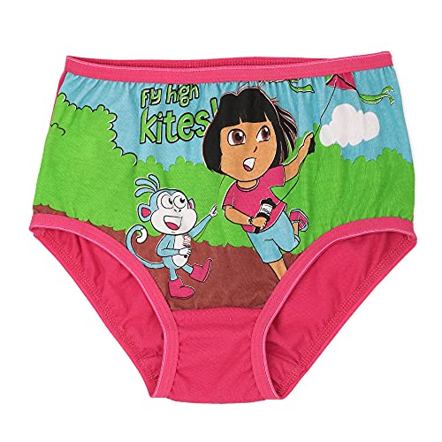 Image of Red Rose Kids Girls Cotton Printed Panty Pack of 6-Assorted