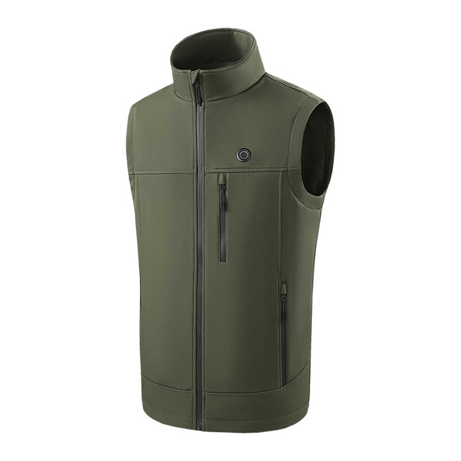 Gilet Riscaldato Uomo,Canotta Riscaldante da Uomo Regolabile 9 Zone di Riscaldatori Termostatica Elettrica Gilet Termico Senza Maniche Taglie Forti Top Casual Cappotti E Giacche per Autunno E Inverno